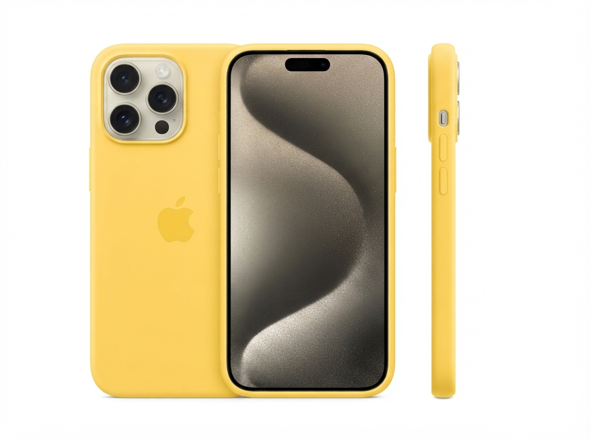 Fundas Silicone Case 11 Pro Max - Amarillo